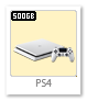 PS4 Slim White 500GB（PlayStation 4）